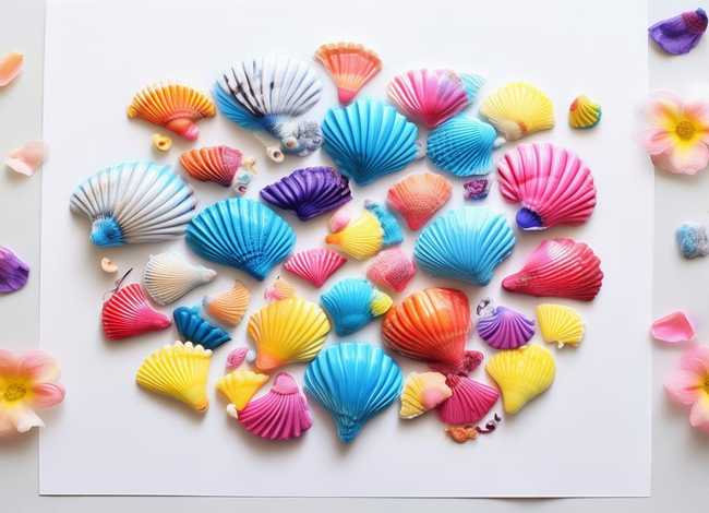 儿童贝壳画简单图片（儿童贝壳画简单图片可爱）