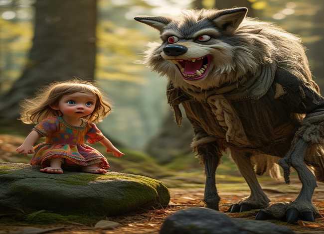 儿童故事会狼外婆的故事 - 狼外婆的故事原版