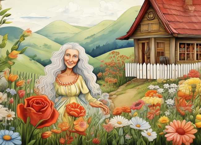 花婆婆绘本故事连环画（花婆婆绘本故事连环画图片大全）