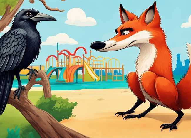 乌鸦和狐狸儿童故事幼儿园；乌鸦和狐狸的故事告诉幼儿什么道理