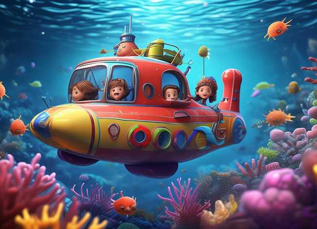 海底潜水艇的儿童故事（潜水艇在海底探险的小故事）