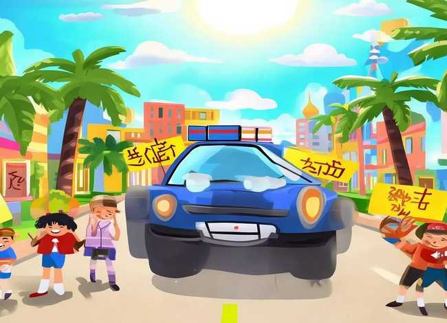 加油警车儿童故事，加油,警车绘本故事内容