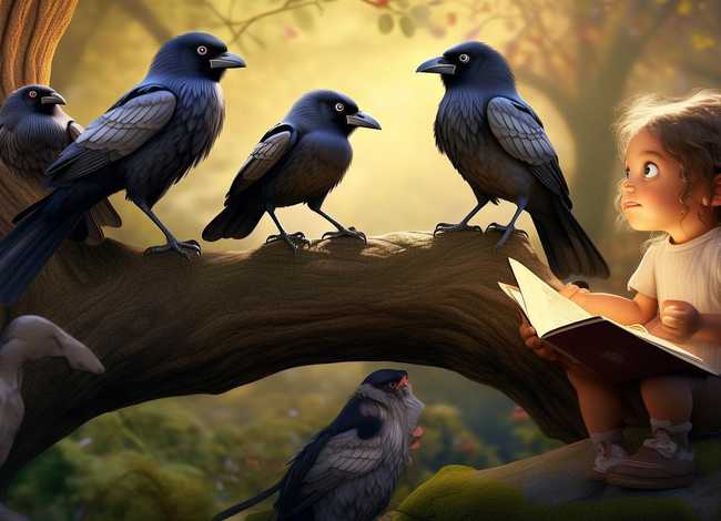 儿童故事大全七只乌鸦、小孩听故事书大全故事七只乌鸦 儿童故事大全七只乌鸦、小孩听故事书大全故事七只乌鸦