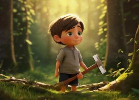 金斧子故事告诉孩子什么？（金斧子故事告诉孩子什么道理）