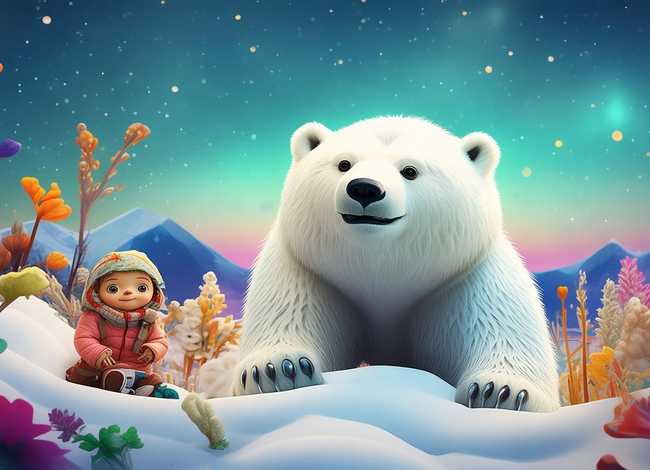 关于北极熊的儿童故事，关于北极熊的绘本故事
