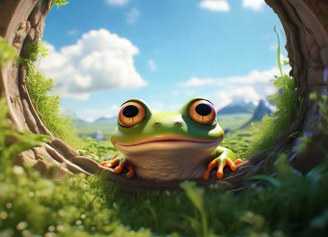 坐井观天的故事视频 坐井观天的故事视频动画片