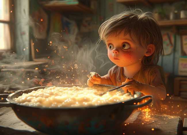 粥的故事儿童版 煮粥的故事 粥的故事儿童版 煮粥的故事