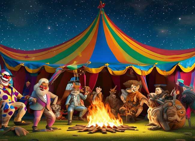 马戏团故事绘本 - 马戏团的绘本故事