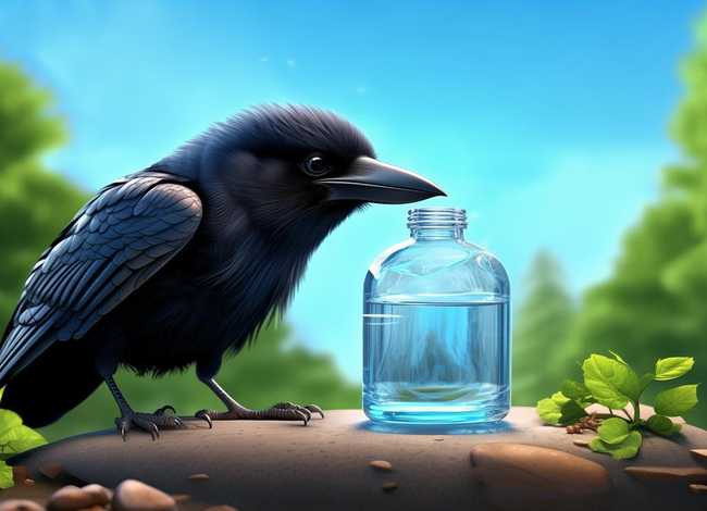 儿童故事乌鸦喝水的故事、乌鸦喝水 的故事幼儿