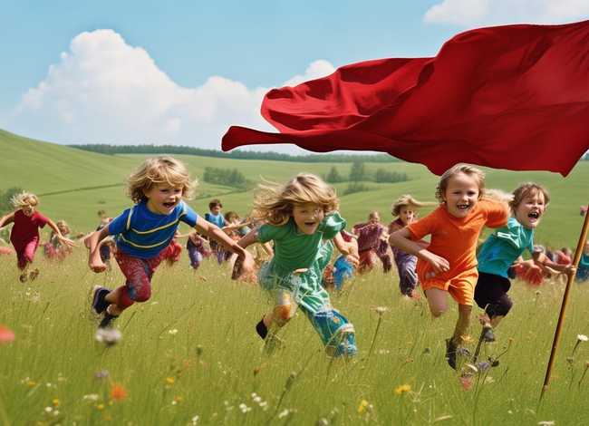 儿童故事夺红旗（幼儿游戏夺红旗）