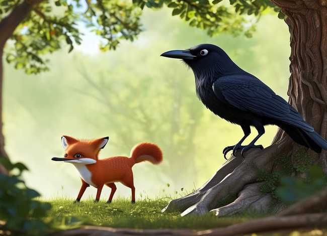 儿童故事集乌鸦和狐狸（少儿故事乌鸦和狐狸）