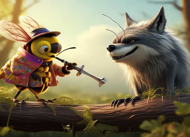 小蜜蜂故事，小蜜蜂故事智斗大灰狼