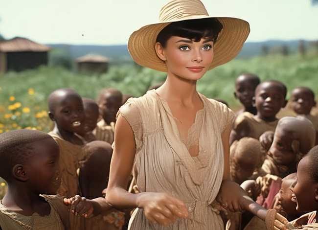 奥黛丽赫本帮助儿童事例 奥黛丽赫本帮助非洲儿童