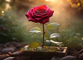 玫瑰的故事文字解说 玫瑰的故事文字解说怎么写