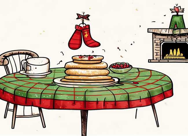 圣诞节早餐图片大全、圣诞节早餐图片大全简笔画