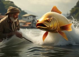 渔夫和金鱼的的故事，渔夫和金鱼的故事结局