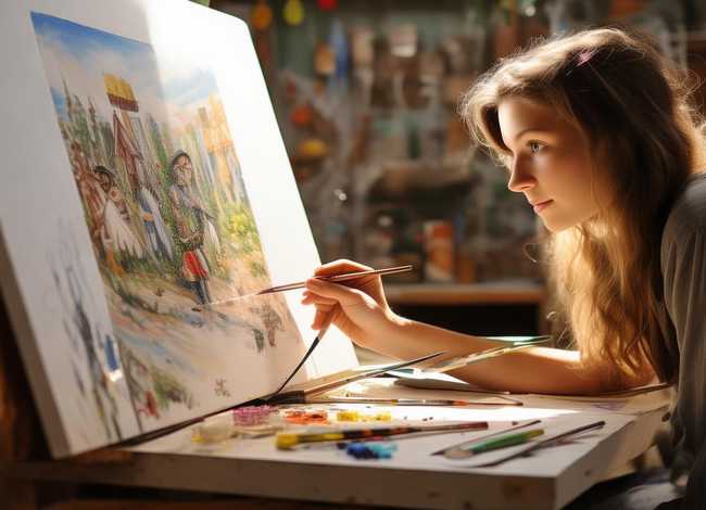 感人故事绘画创作教程；感人故事绘画创作教程简单