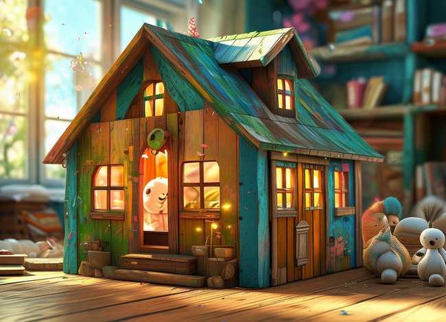 儿童房故事书大全（故事书小房子）