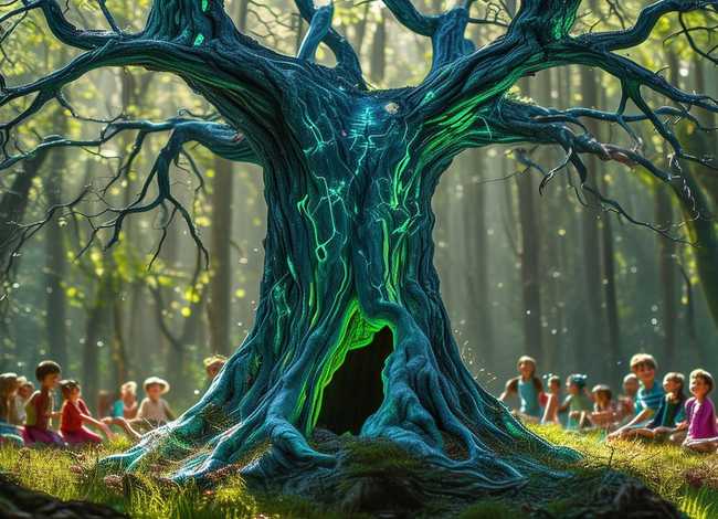 奇怪的树故事儿童（奇怪的大树故事）