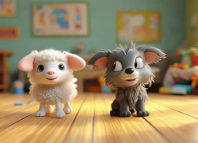 儿童绘本故事大全狼和小羊、狼和小羊幼儿园绘本故事