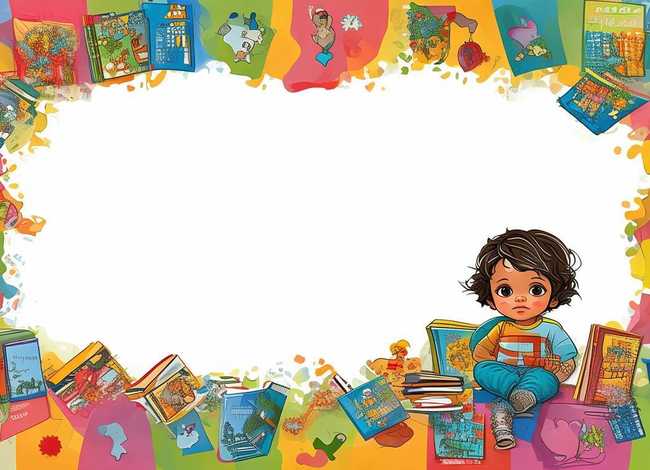 儿童故事排版边框素材；幼儿故事边框