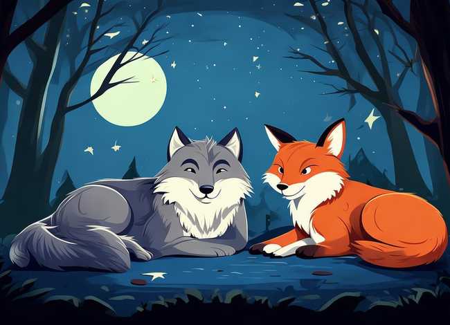 睡前故事狼和狐狸 睡前故事狼和狐狸的故事 睡前故事狼和狐狸 睡前故事狼和狐狸的故事