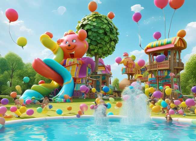 童之宝找朋友，童之宝公园景物名称