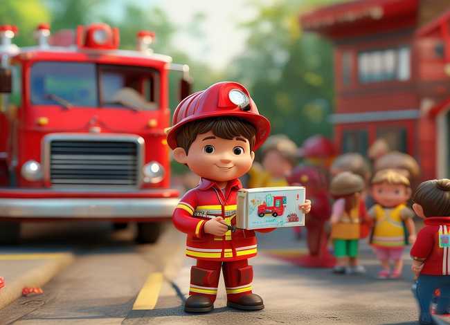 儿童故事消防员文字 - 消防员幼儿故事文字
