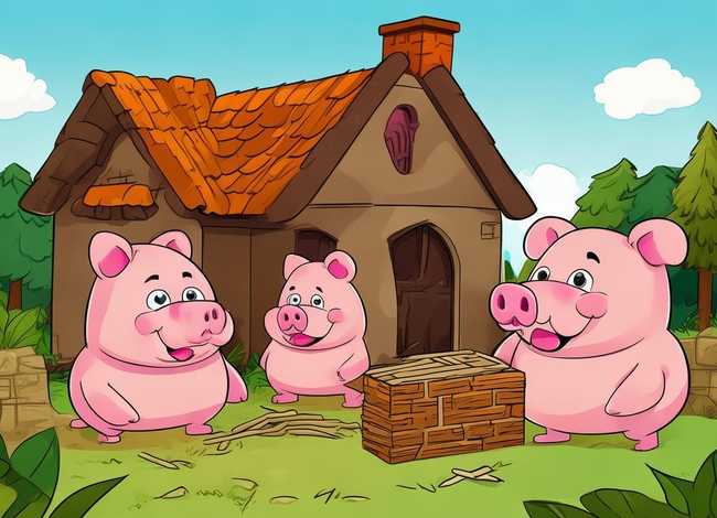 英语启蒙故事三只小猪（英语启蒙故事视频三只小猪）