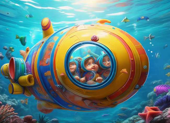 4-6岁儿童潜水艇故事，潜水艇少儿故事