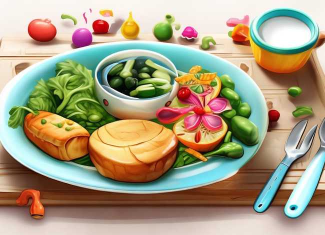 儿童营养餐简笔画（儿童营养餐简笔画图片）