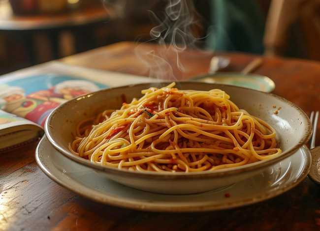 关于面条的故事(简写) - 一个关于面条的小故事