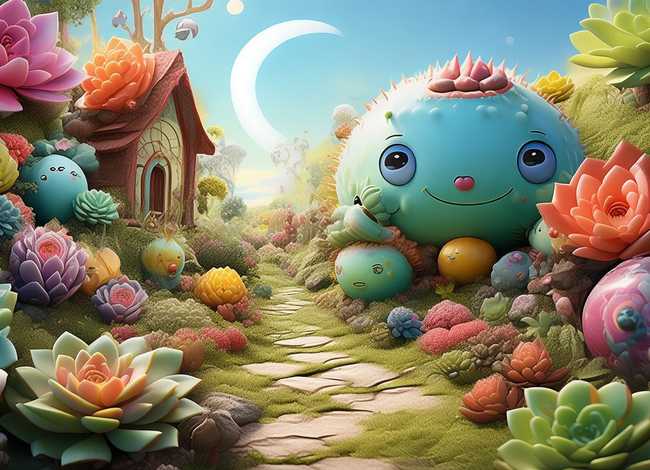 多肉的童话故事（多肉的故事作文）