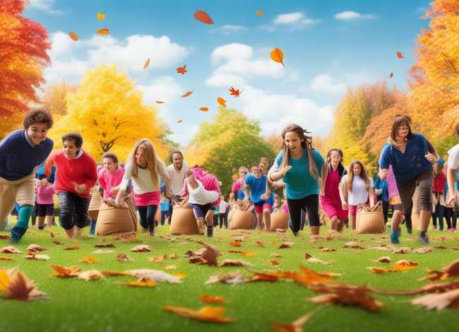 秋天的故事100 - 秋天的故事1000字作文运动会