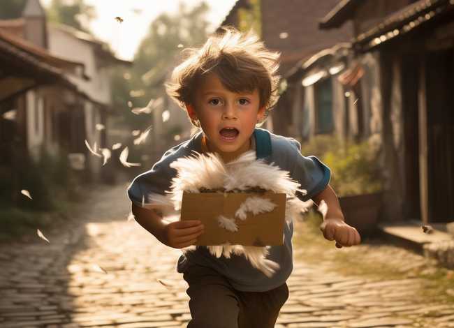 儿童简短故事鸡毛信50字，鸡毛信100个字左右的故事