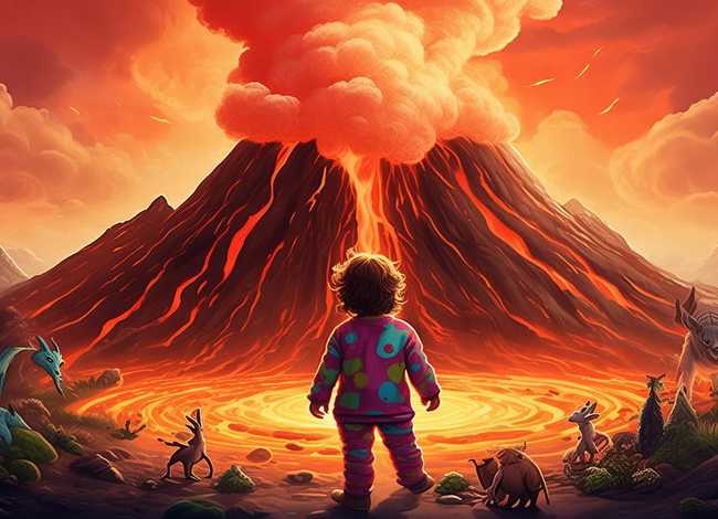 火山喷发儿童故事 火山喷发小故事