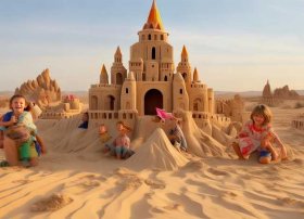 沙子儿童动画 沙子儿童动画图片