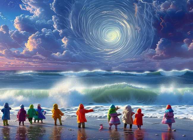 台风故事儿童视频；台风中的故事