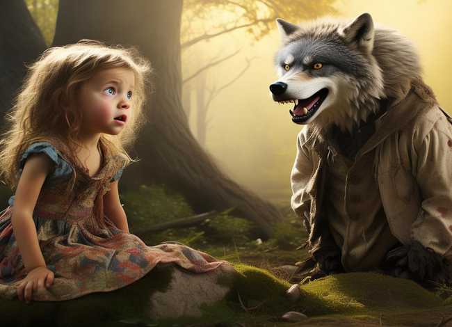 儿童故事会狼外婆的故事 - 狼外婆的故事原版