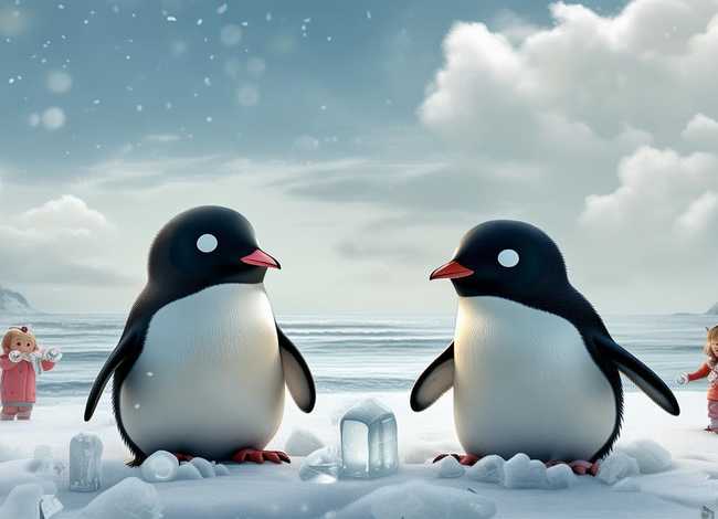 儿童故事企鹅寄冰；幼儿故事企鹅寄冰