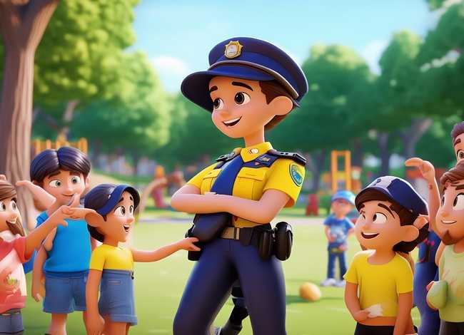 关于警察的故事儿童版，关于警察的幼儿故事