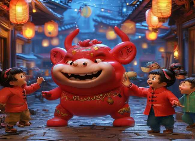 年兽的故事儿童版 - 年兽的故事幼儿