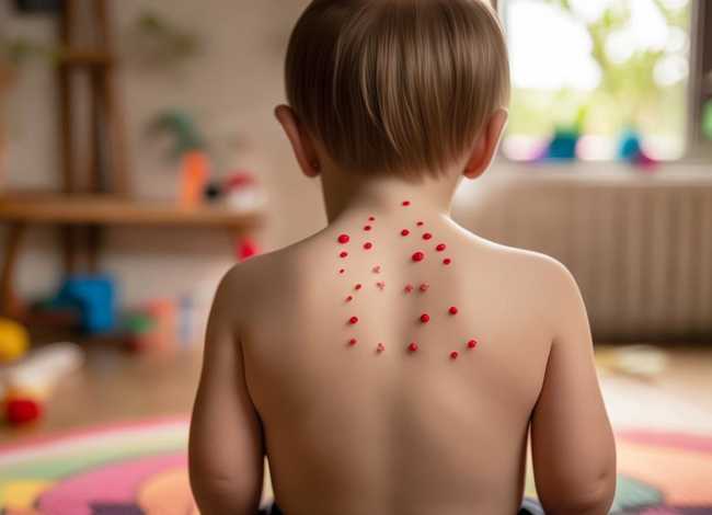 儿童背上出现毛囊炎的原因（儿童背上出现毛囊炎的原因图片）