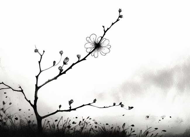 梅花故事配画 梅花故事配画简笔画图片