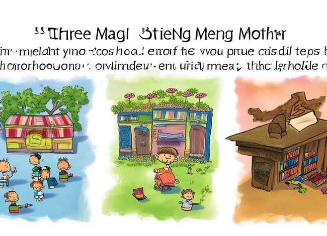 儿童故事孟母三迁故事、孟母三迁的故事幼儿版