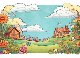 童话故事绘画简单又漂亮、童话故事绘画简单又漂亮横版