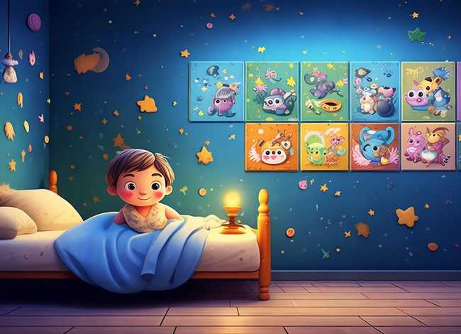 睡前小故事图片儿童版、睡前小故事有图片