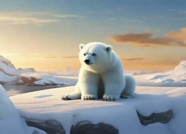 北极熊的烦心事故事绘本 - 北极熊的烦心事故事绘本图片