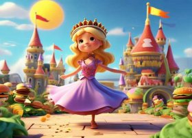 汉堡公主的儿童故事，汉堡公主的故事动画片
