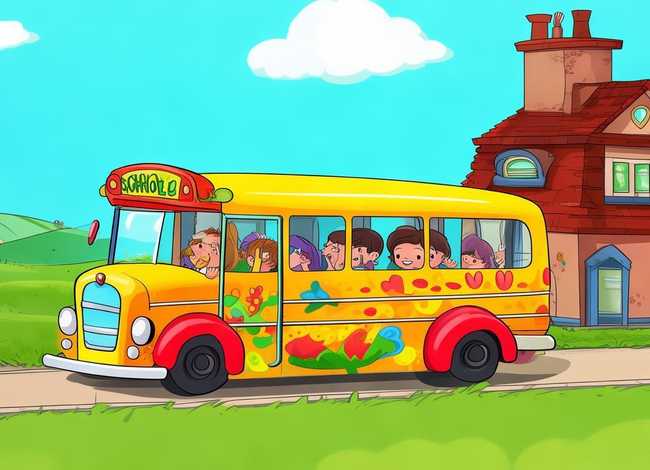 儿童故事校车出发啦 - 校车出发啦绘本故事